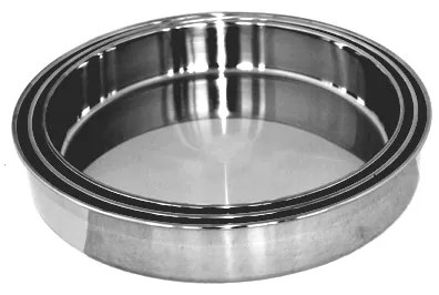 Иноксови тави 3-ка кръгли 28 / 32 / 36см CN-(7777 / 181133) - Horecano