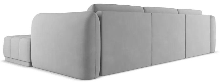 Светлосив ъглов диван (десен ъгъл) Hoku – Makamii