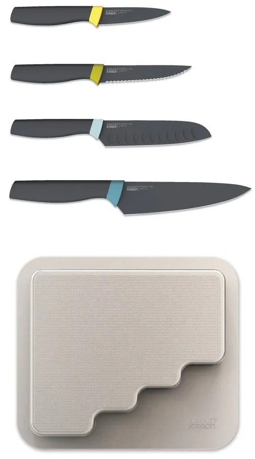 Комплект от 4 ножа с поставка от неръждаема стомана DoorStore™ – Joseph Joseph
