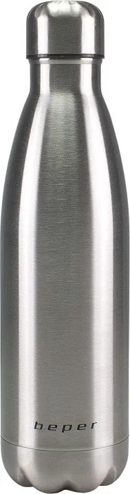 Разопакован: Термо бутилка Beper BI.505, 500 мл, Двойни стени, Без BPA, Неръждаема стомана, Инокс