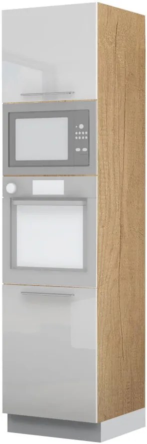 Висок подов шкаф за фурна Raval K23-60-RM-Fusiko - White glossy