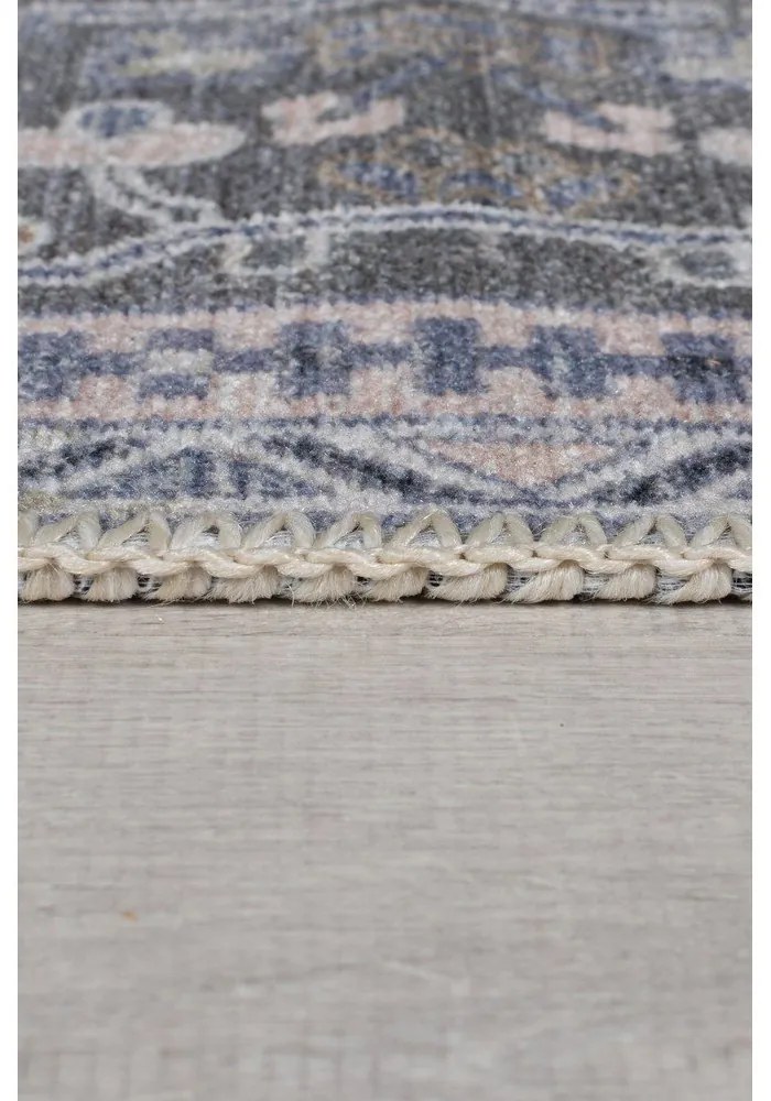 Зелен килим със смес от рециклирани влакна подходящ за пране 160x230 cm Windsor – Flair Rugs