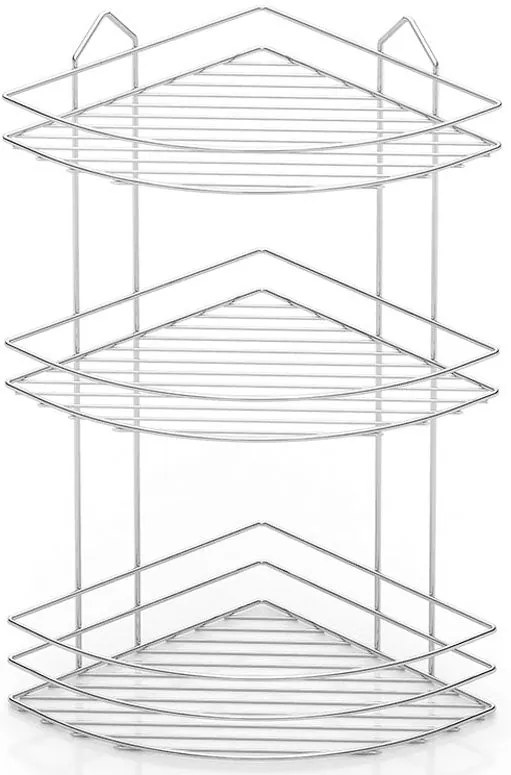 ЕТАЖЕРКА TEKNO TEL BK-003 , 3 рафта , ъгъл