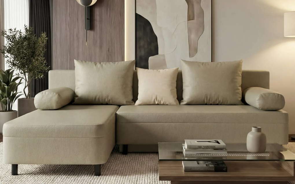 Разтегателен ъглов диван Делано