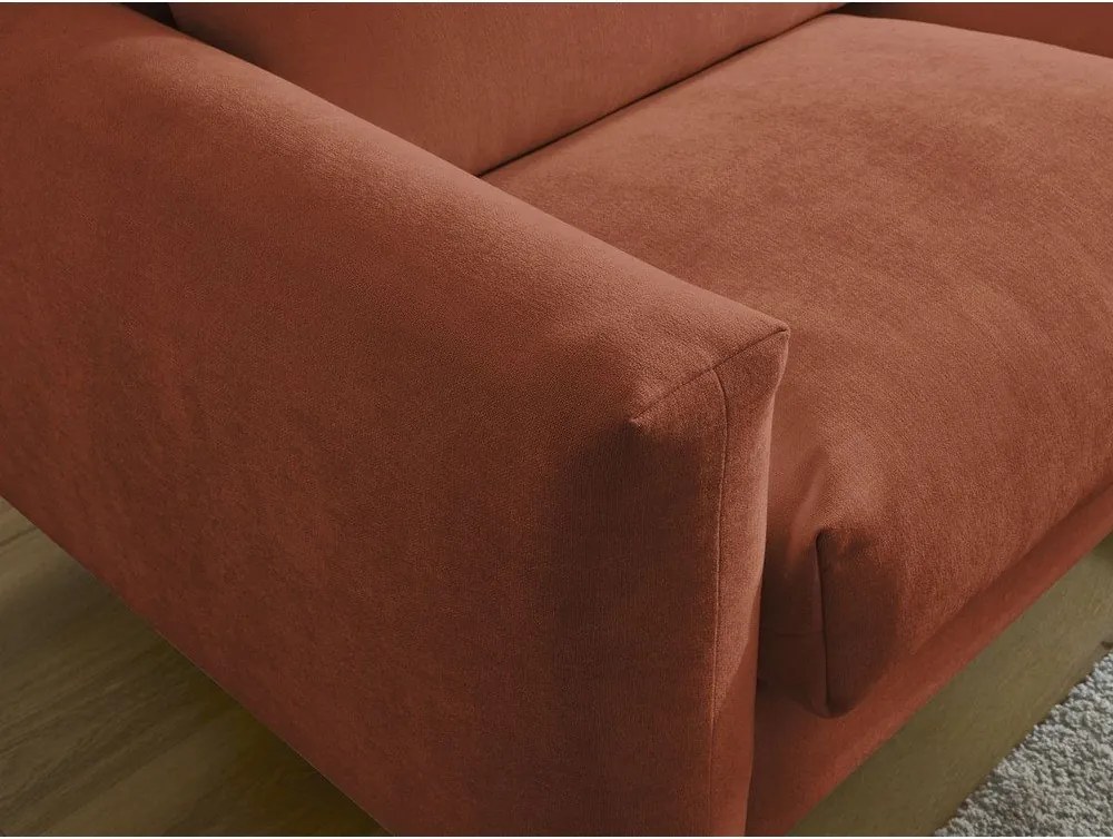 Оранжев ъглов диван Cocoone – Bobochic Paris