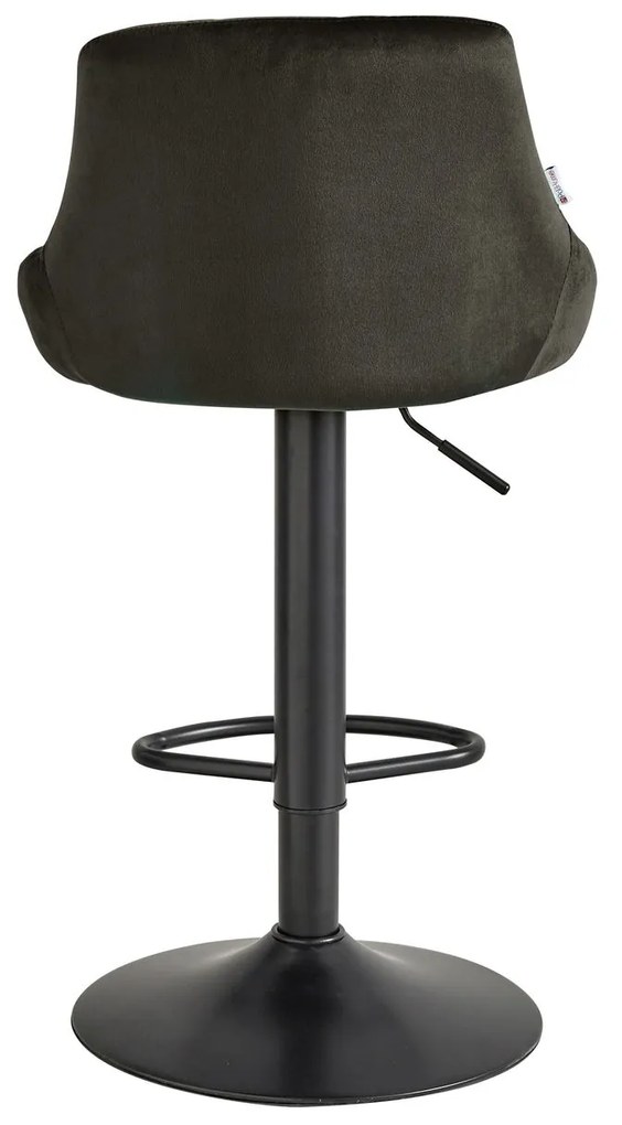 Бар стол Velluto-черен (2) парчета