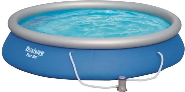 Bestway - Басейн с надуваем ринг и помпа 457 x 84cm 57313
