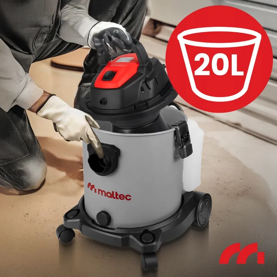 Прахосмукачка за мокро/сухо прахосмукиране, почистване на тапицерия и килими MalTec MasterWash 2200W