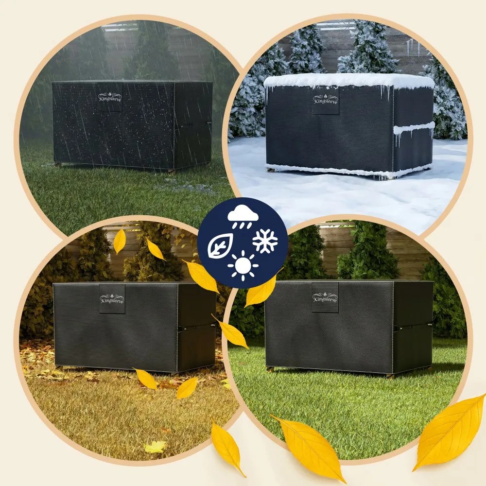 Водоустойчиво защитно покритие KINGSLEEVE® за градински мебели 125 x 63 x 74 cm