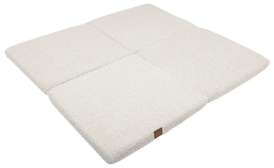 Кремаво детско килимче за игра 120x120 cm – Meowbaby