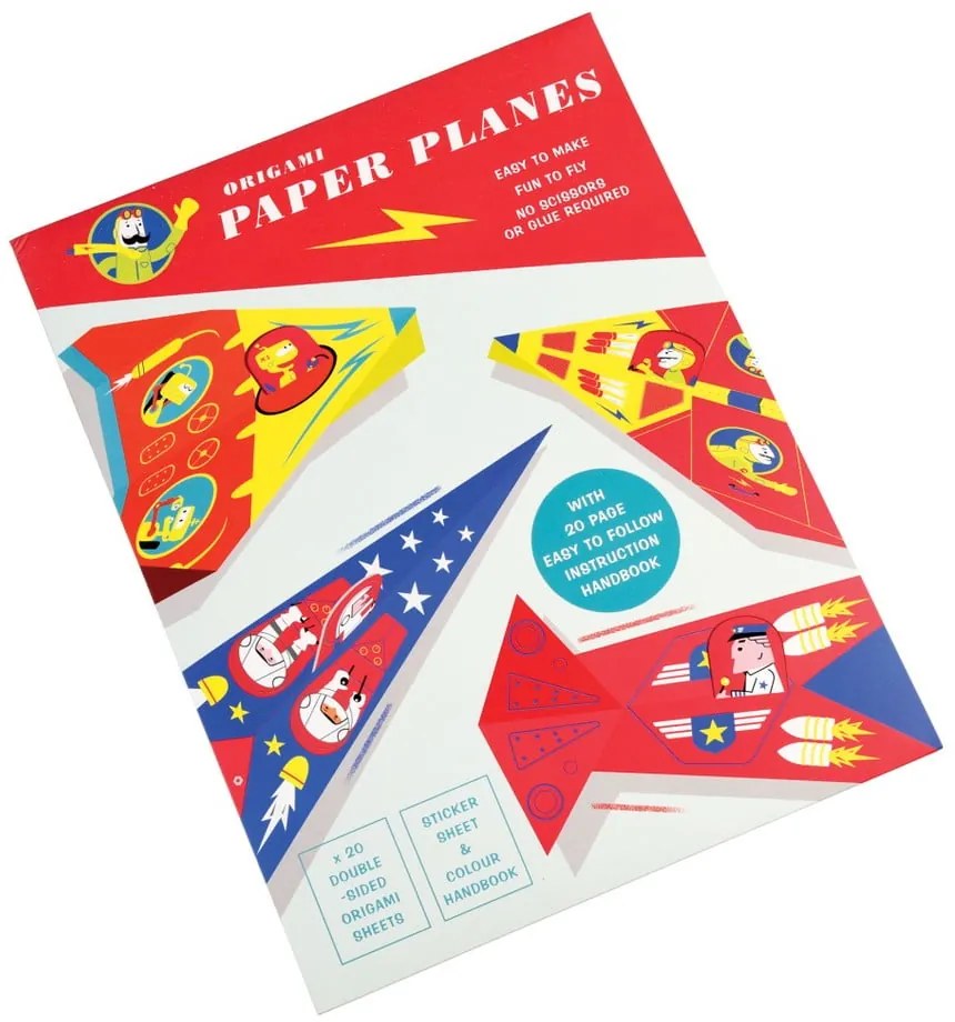 Оригами хартия за сгъване на самолети - Rex London