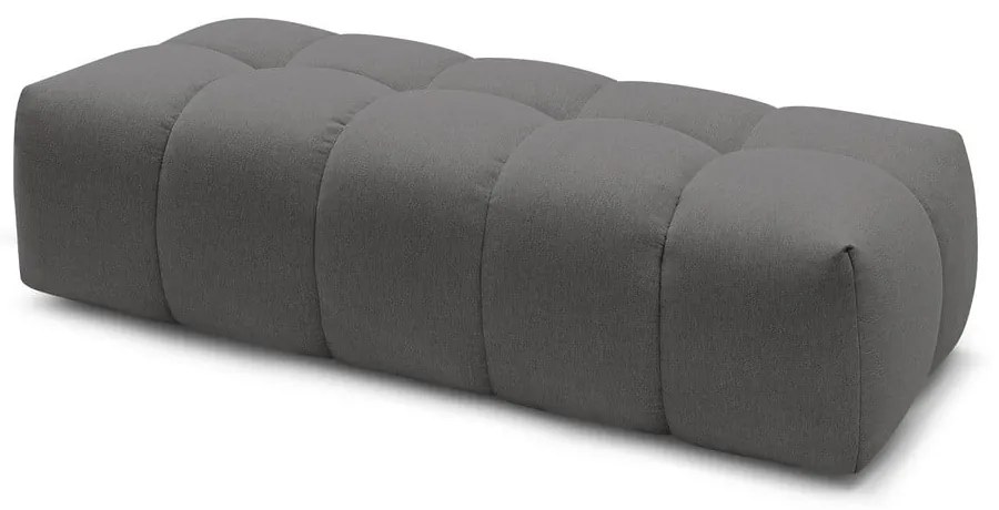 Тъмно сива табуретка за крака Mont-Blanc - Bobochic Paris