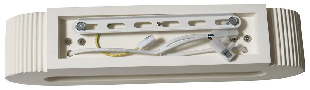 Скандинавска стенна лампа бежова UFO 2 светлини - Plaster