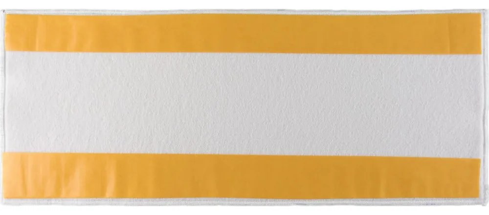 Кремаво-златисти памучни килими за стълби в комплект от 16 бр. 25x65 cm Simli Altin – Vitaus