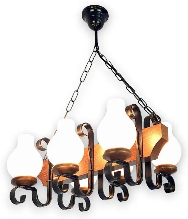 Brilagi - Пендел QUEEN 6xE14/40W/230V бук/орех