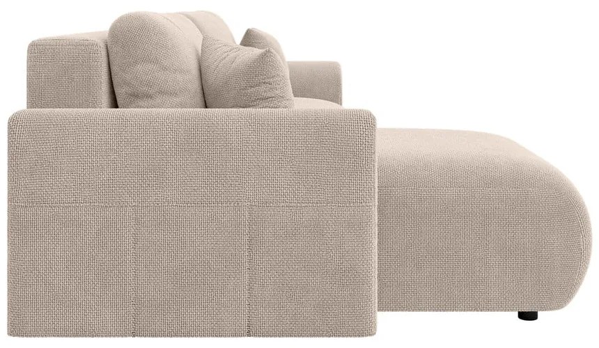 Бежов разтегателен ъглов диван (променлив) Lorine – Ropez