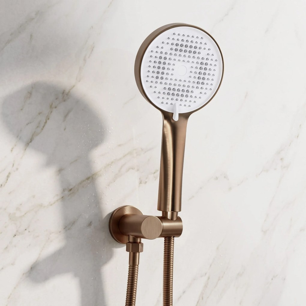Душ система за вграждане Rea Grace Brush Copper + BOX