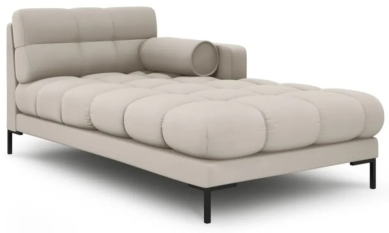 Бежов шезлонг (десен ъгъл) Bali – Cosmopolitan Design