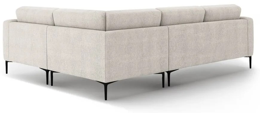 Бежов ъглов диван (десен ъгъл/L форма) Bemy – Micadoni