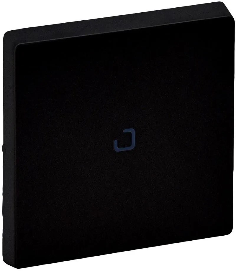 Legrand Лицев панел за ключ/бутон с индикация цвят Черен Valena Life  - 756102