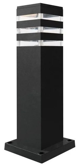 Екстериорна лампа TEKSAS 1xE27/12W/230V IP44 44 см антрацит