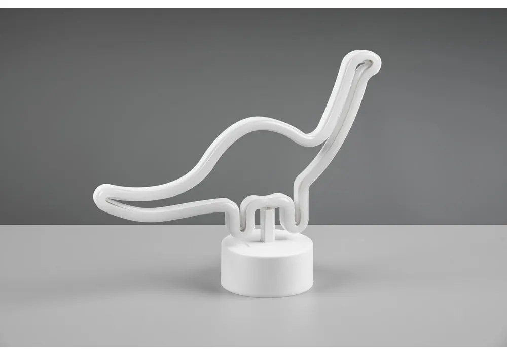 Бяла LED настолна лампа (височина 20 см) Bronto - Reality