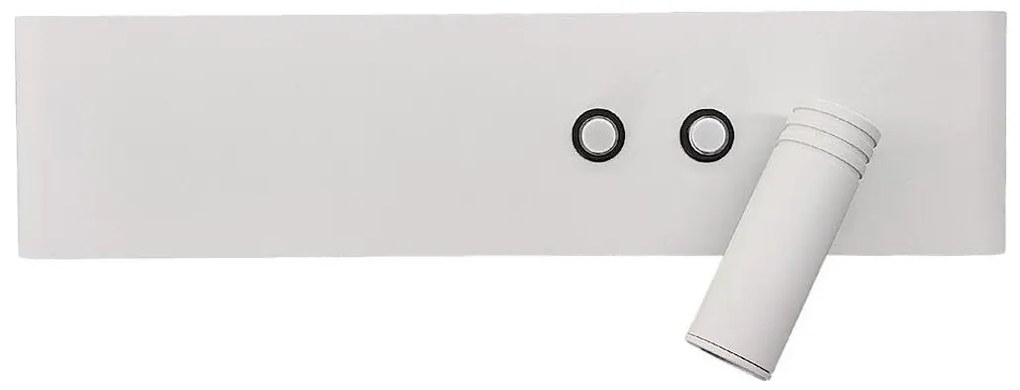 LED стенен точков осветител RESORT LED/10W/230V + LED/3W бял, десен