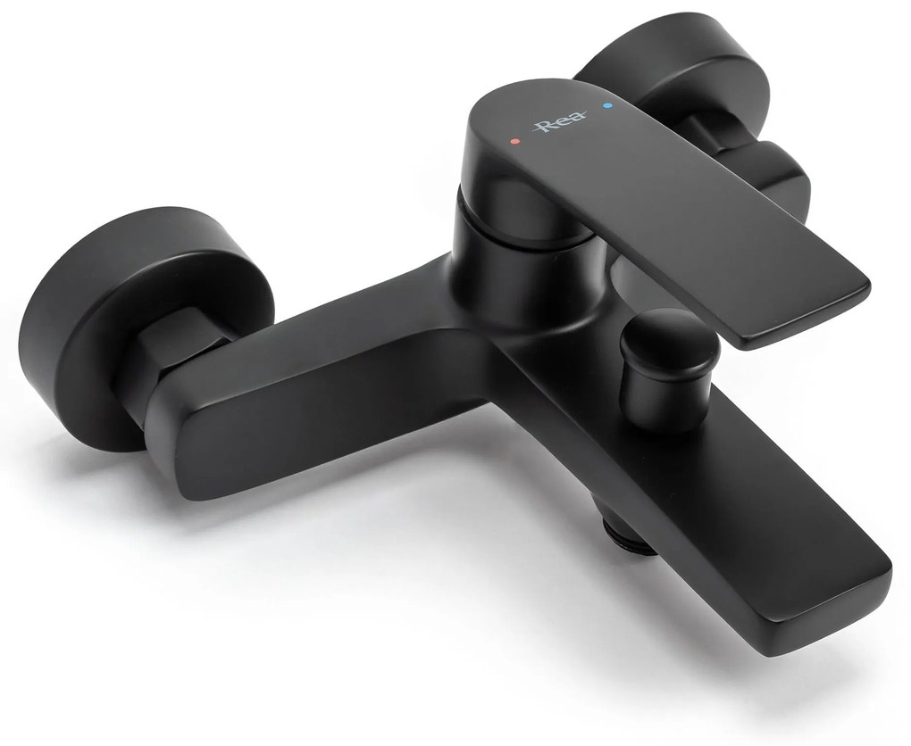 Смесител за вана REA LUPPO Black Mat