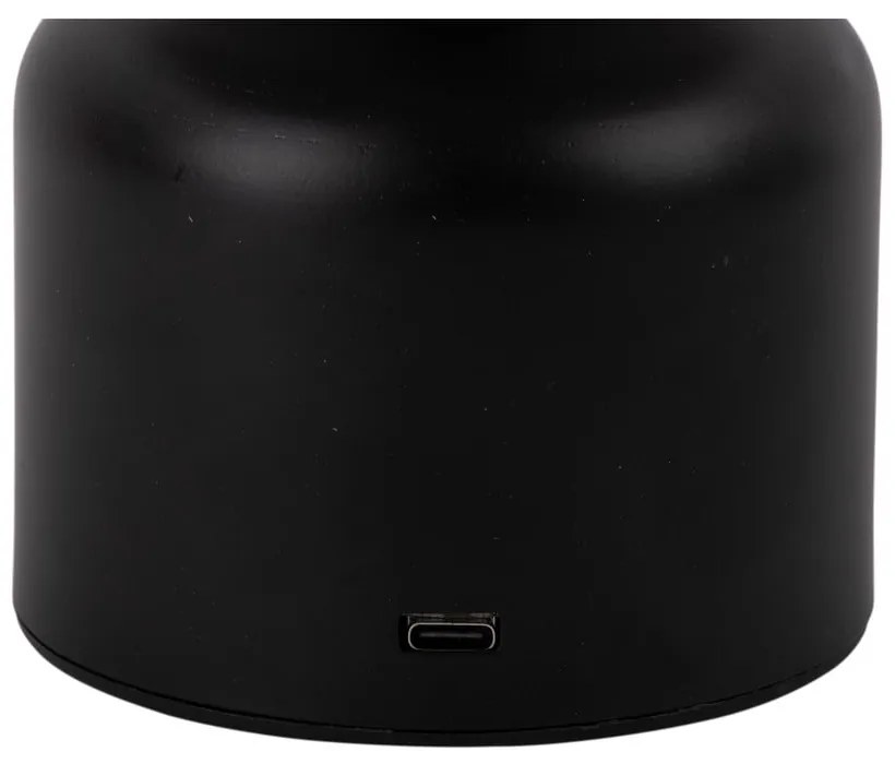 Черна настолна LED лампа (височина 15 см) Impetu - Leitmotiv