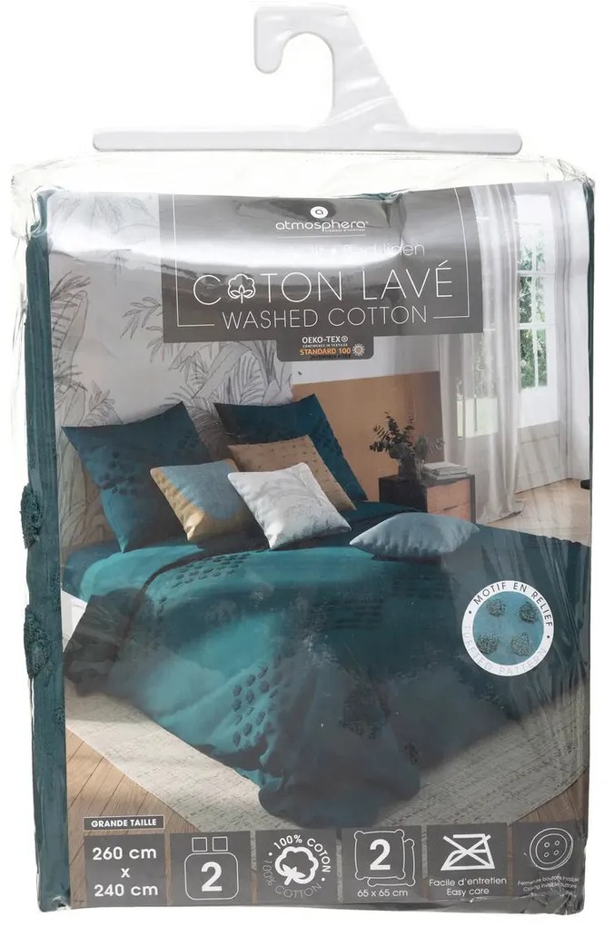 Спално бельо atmosphera Vilma, 260x240 cm, Релефен памук