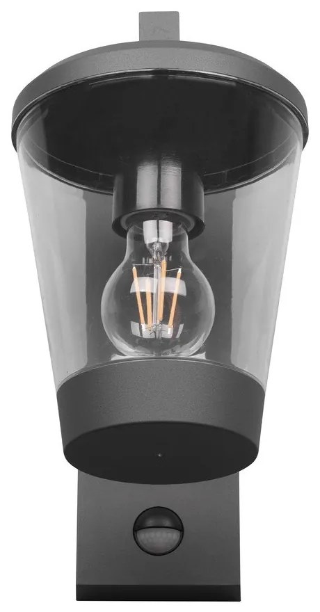 Външно осветително тяло със сензор за движение (височина 28 cm) Cavado – Trio