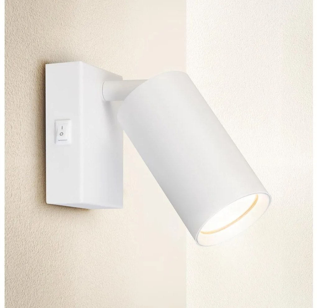 Brilagi - Димируем LED стенен спот SELE 1xGU10/6,5W/230V бял