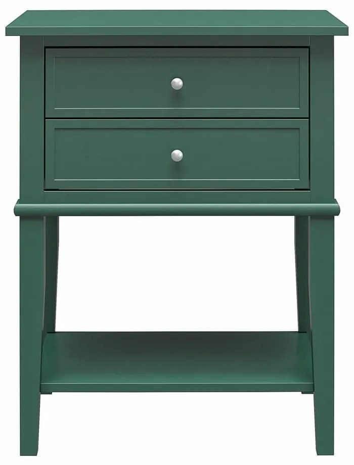 Зелено нощно шкафче Franklin – Støraa