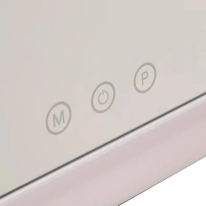 Огледало за баня 5five Holly, LED, 27x6x32 cm, Бяло