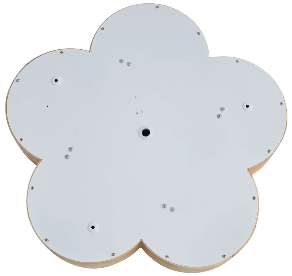 Детска таванна лампа дърво с бяло - Lucille