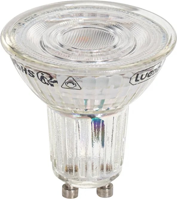 Комплект от 5 GU10 50мм димируеми LED крушки - Регулируема цветна температура 2200-3000K, 4.9W 400 lm