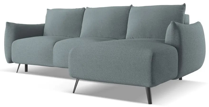 Светлосин ъглов диван (десен ъгъл) Malie – Makamii