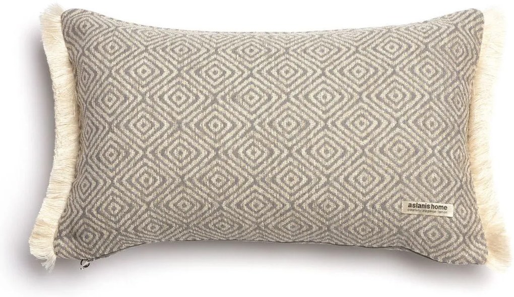 Декоративна калъфка за възглавница Aslanis Home Panion-Ekrou - Mpez-45 x 45 cm