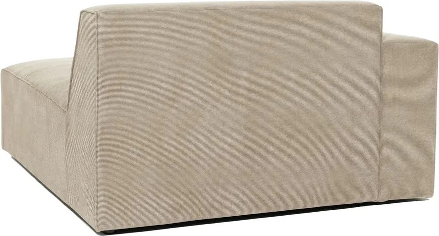 Бежов велурен модул на дивана (ляв ъгъл) Sting - Scandic