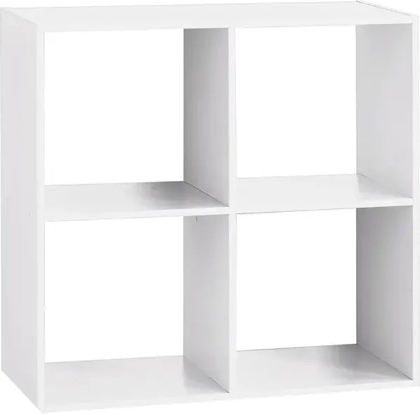 Рафт 5five Mix'n Modul, 4 отделения, Бял