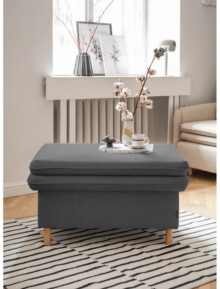 Тъмносива табуретка Simon – Miuform