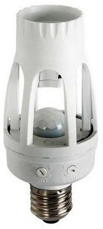 GTV CR-CR6000-00 CR-6 IR датчик движение, фасунга, max.60W, LED, 360*, R3m, h2-3,5m, IP20 бял