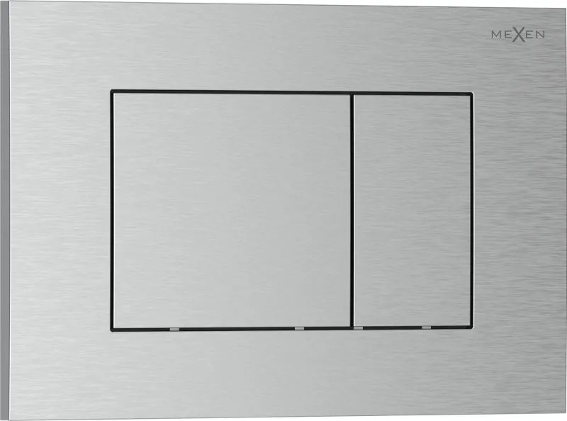 Mexen Tex 02 бутон за промиване, четкан никел - 6102-10