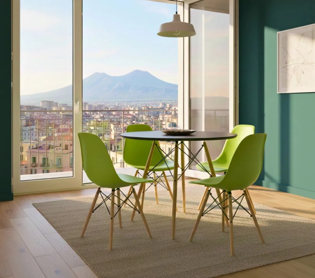 Кухненски стол Fiore KD-зелен