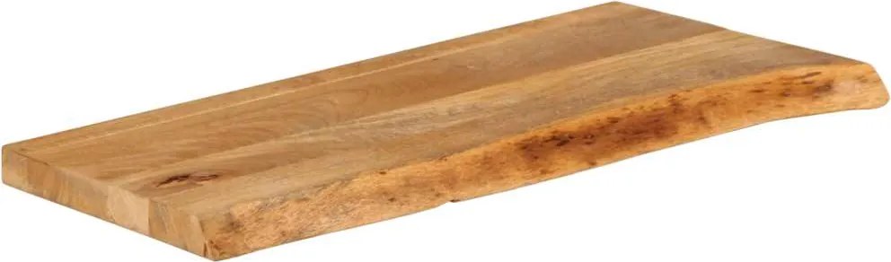 370443 vidaXL Плот за маса, жив ръб, 90x40x2,5 см, масивно дърво манго