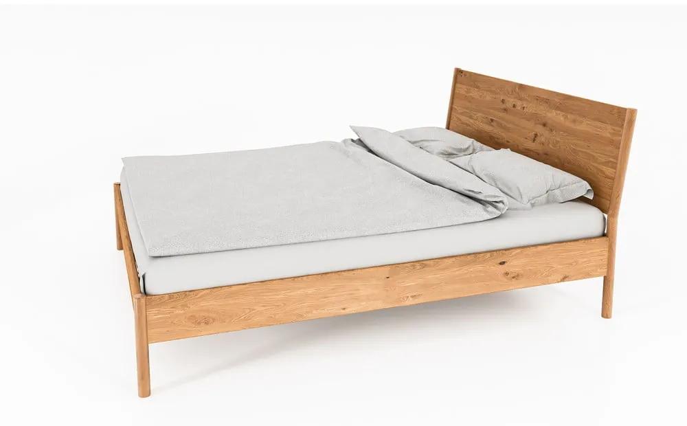 Единично легло от дъбова дървесина 90x200 cm в естествен цвят Pola - The Beds