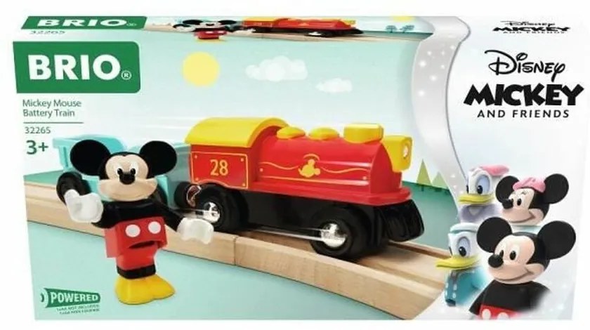 Playset Brio Micky Mouse Battery Train 3 Части