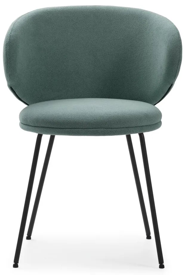 Зелени тапицирани трапезни столове в комплект 2 бр. Rush – Marckeric