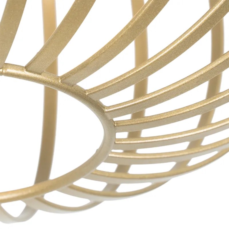 Дизайнерски таванна лампа месинг 30 см - Johanna