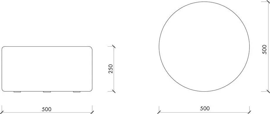 Бежова табуретка Folk – noo.ma